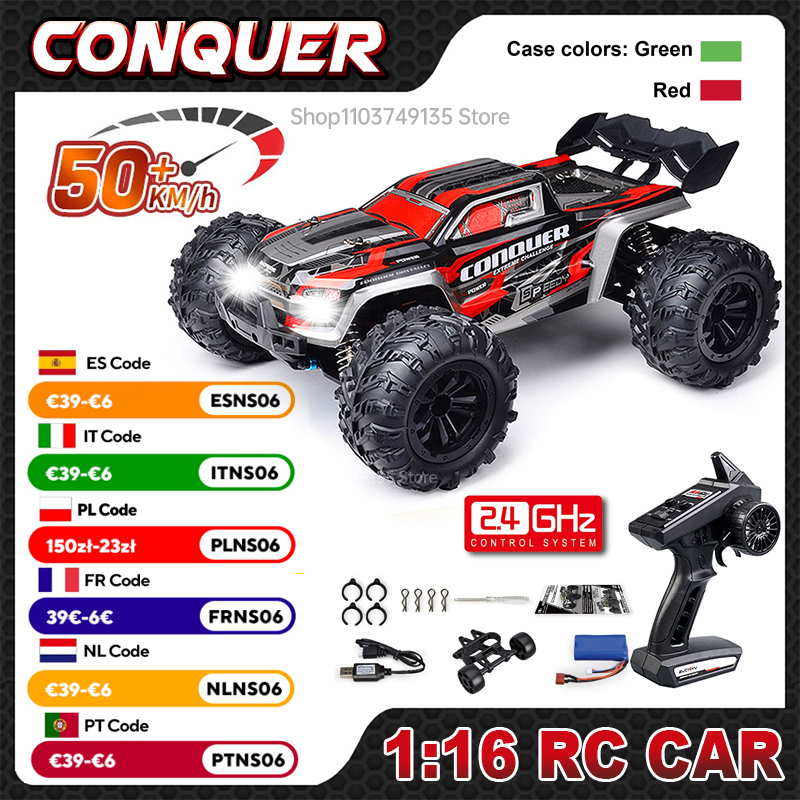 Rc Hobby Grade Truck - WLtoys Scala 1:16 Grande RC Auto
