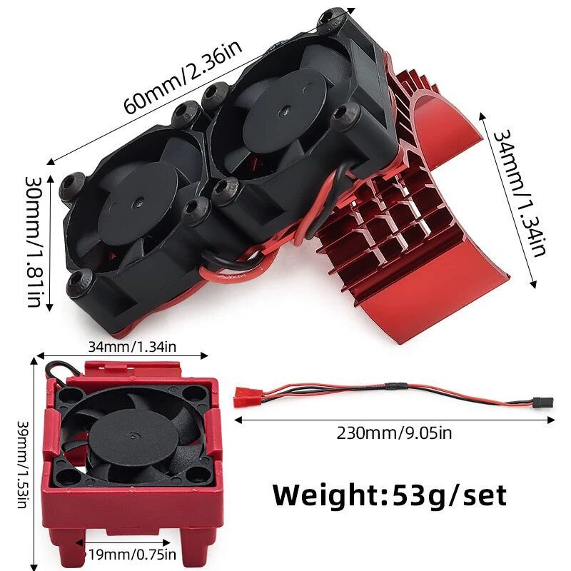 Set di Doppie Ventole di Raffr - Rc Hobby Shops recensione e prezzo